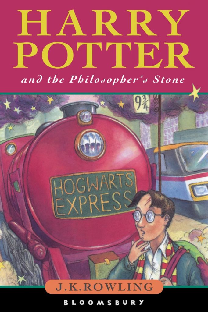 (Harry Potter y la pidera filosofal, 1997, edición inglesa)