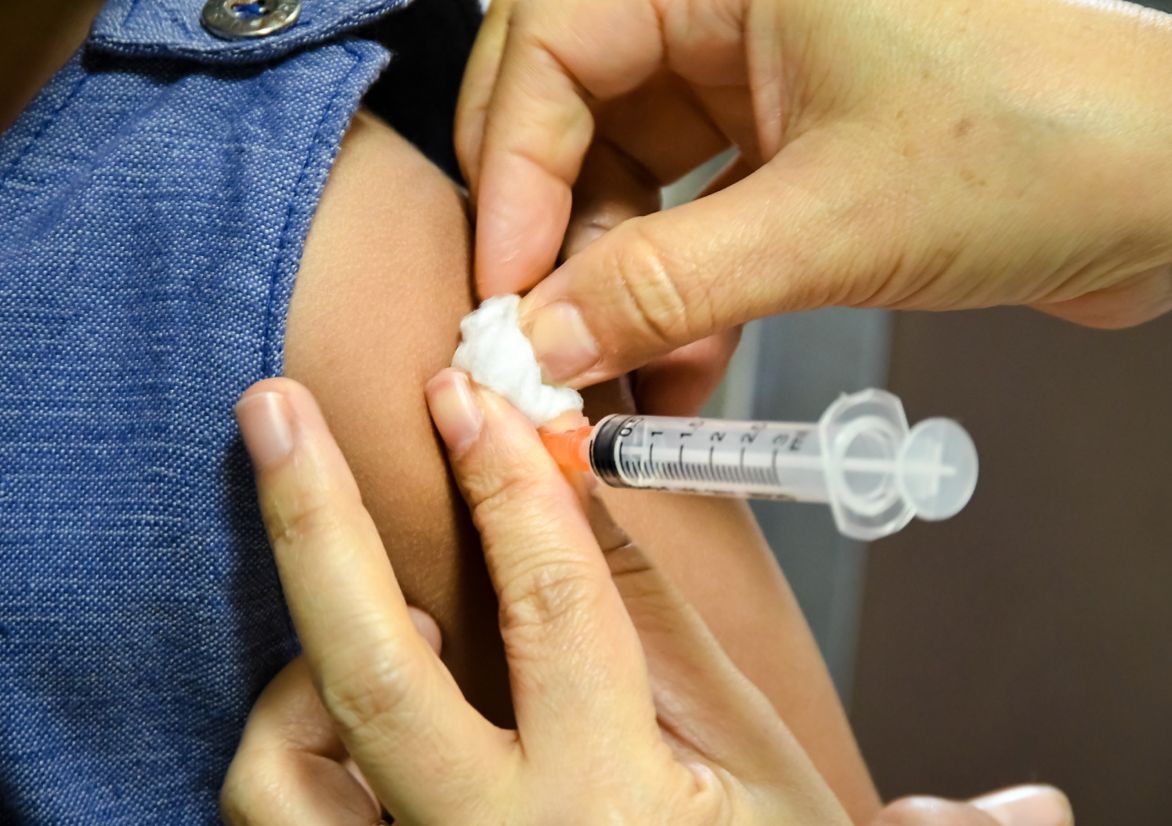 Campaña de vacunación contra Covid-19 e influenza. Foto: Especial.