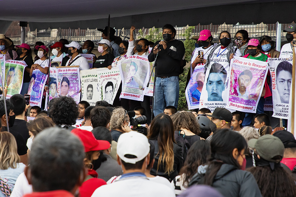 Se cumplen nueve años de la desaparición de 43 estudiantes de Ayotzinapa. Foto: ONU-DH