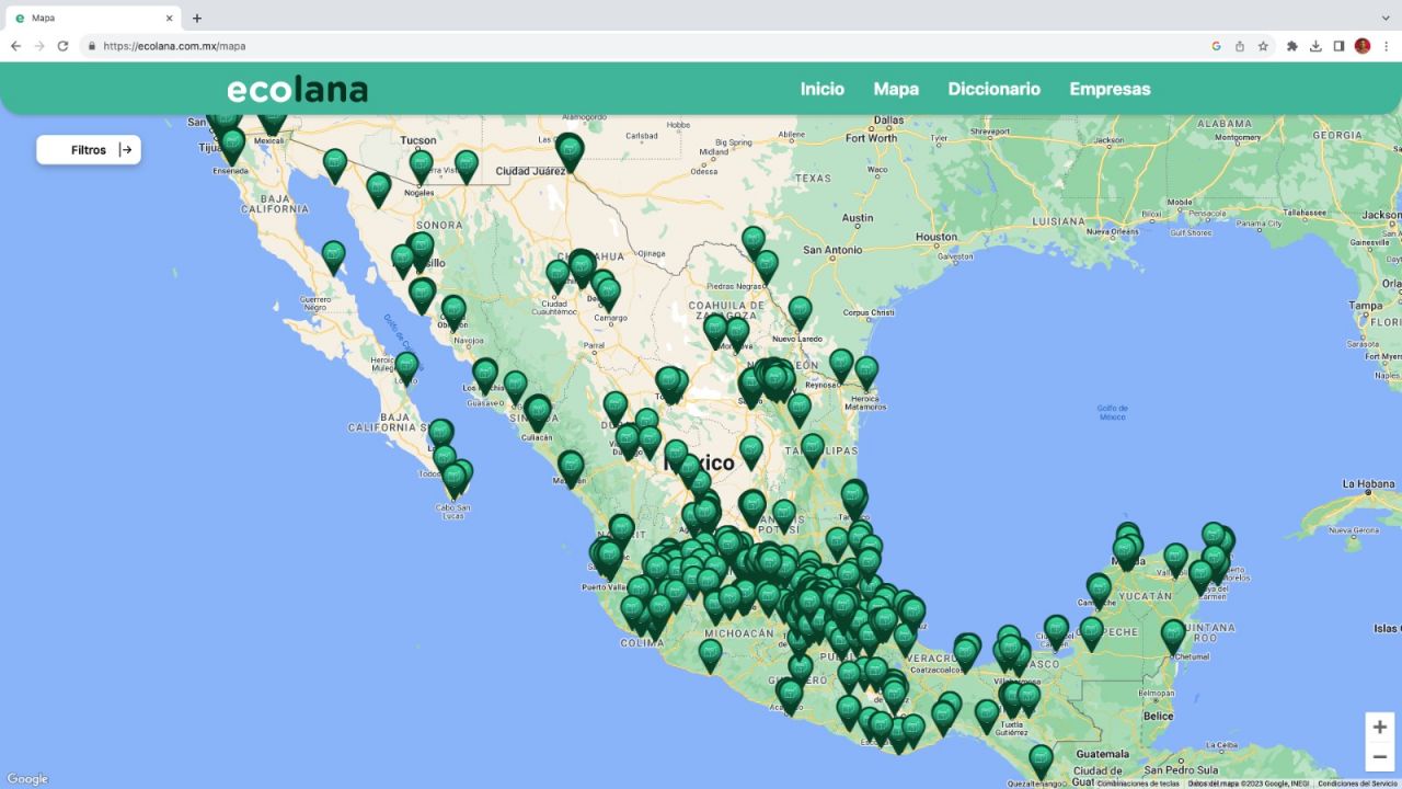 Ecolana es una empresa mexicana que te informa qué y dónde puedes reciclar. Foto: Especial.