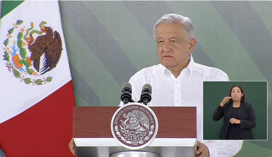 Andrés Manuel López Obrador en conferencia de prensa. Foto: X.