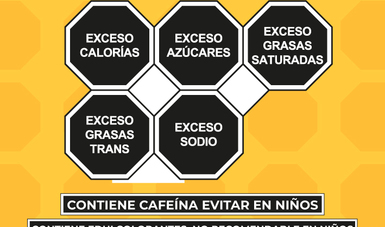 Etiquetado frontal de alimentos y bebidas. Foto: Gobierno de México.