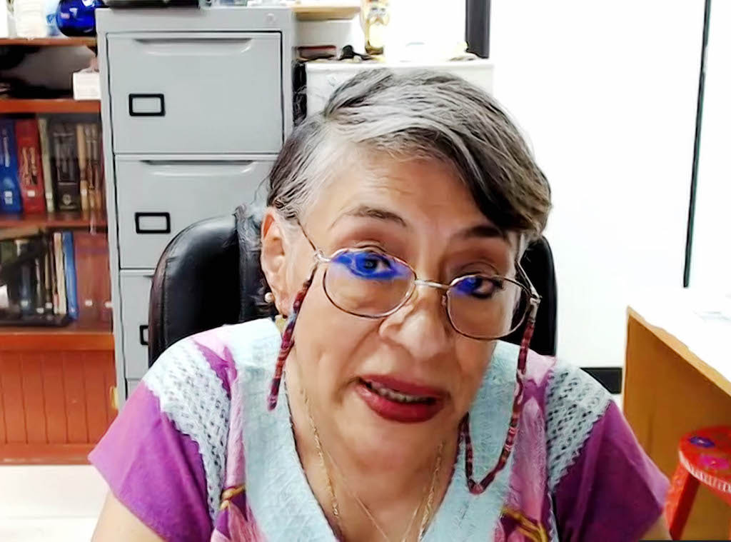 Rosario Morales Espinosa, académica de la UNAM.