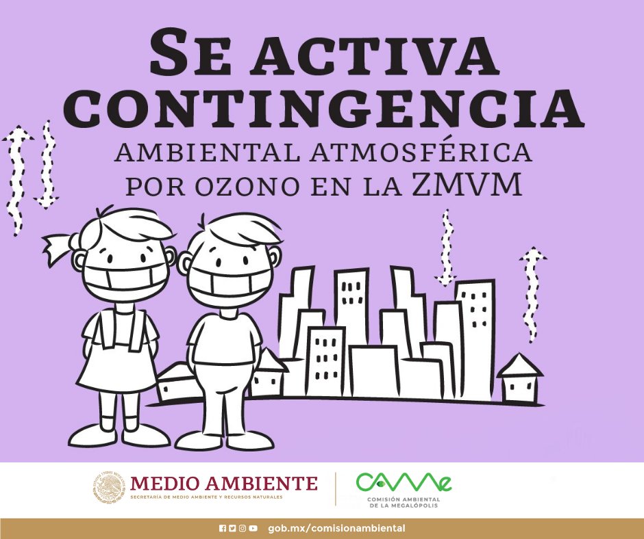 Activan Contingencia Ambiental en la CDMX