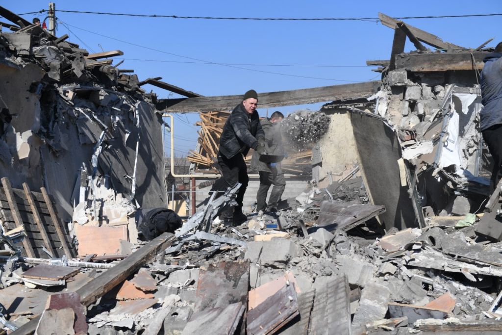 Escombros en Ucrania
